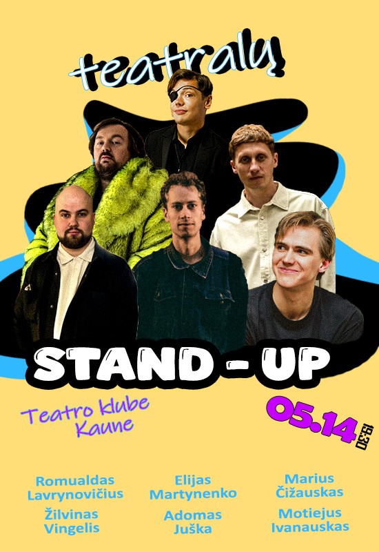 Pirkti bilietus Teatralų STAND-UP Kaunas, Teatro klubas Gegužė 14