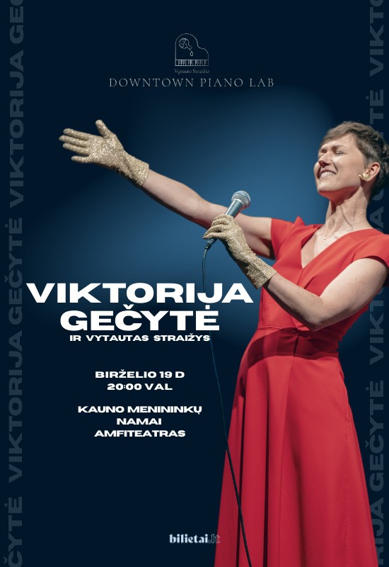 Pirkti bilietus Vasarvidžio džiazo žvaigždės | Viktorija Gečytė ir Vytautas Straižys | Kaunas Kaunas, Kauno menininkų namai Birželis 19