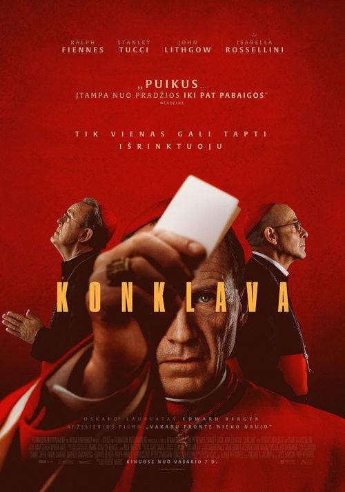 Pirkti bilietus Konklava (Skalvija) Vilnius, SKALVIJA kino centras Gegužė 14