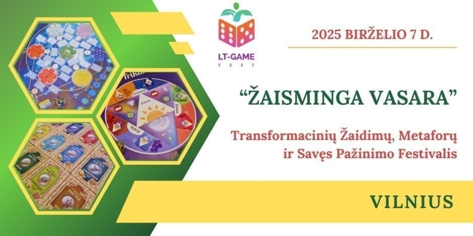 Pirkti bilietus Metaforų ir Transformacinių žaidimų festivalis Vilnius, Panorama Hotel Birželis 07