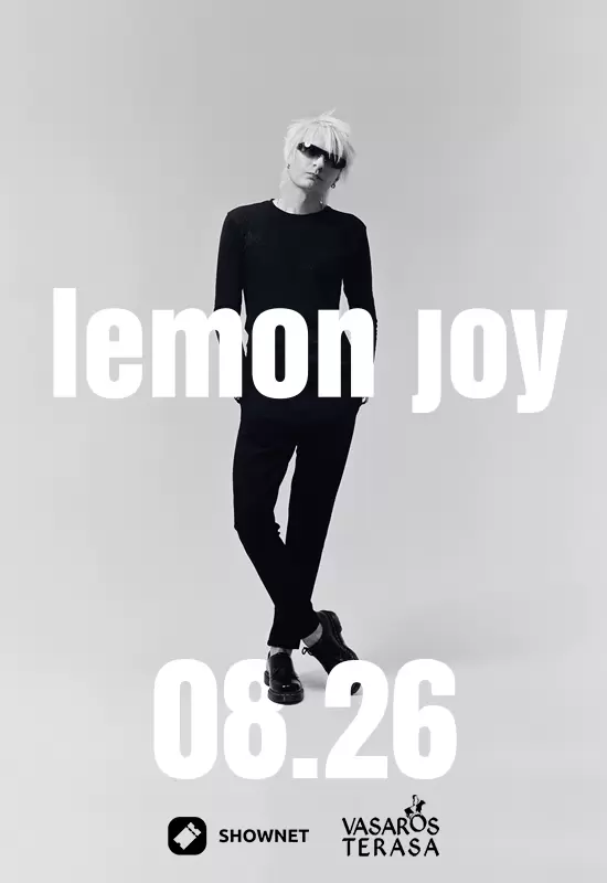 Buy tickets lemon joy ✷ Vilnius Vilnius, Vasaros terasa August 26