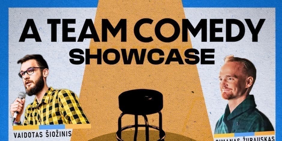 Pirkti bilietus A TEAM Comedy SHOWCASE KLAIPĖDA Klaipėda, Naujojo Sodo g.1 Birželis 06