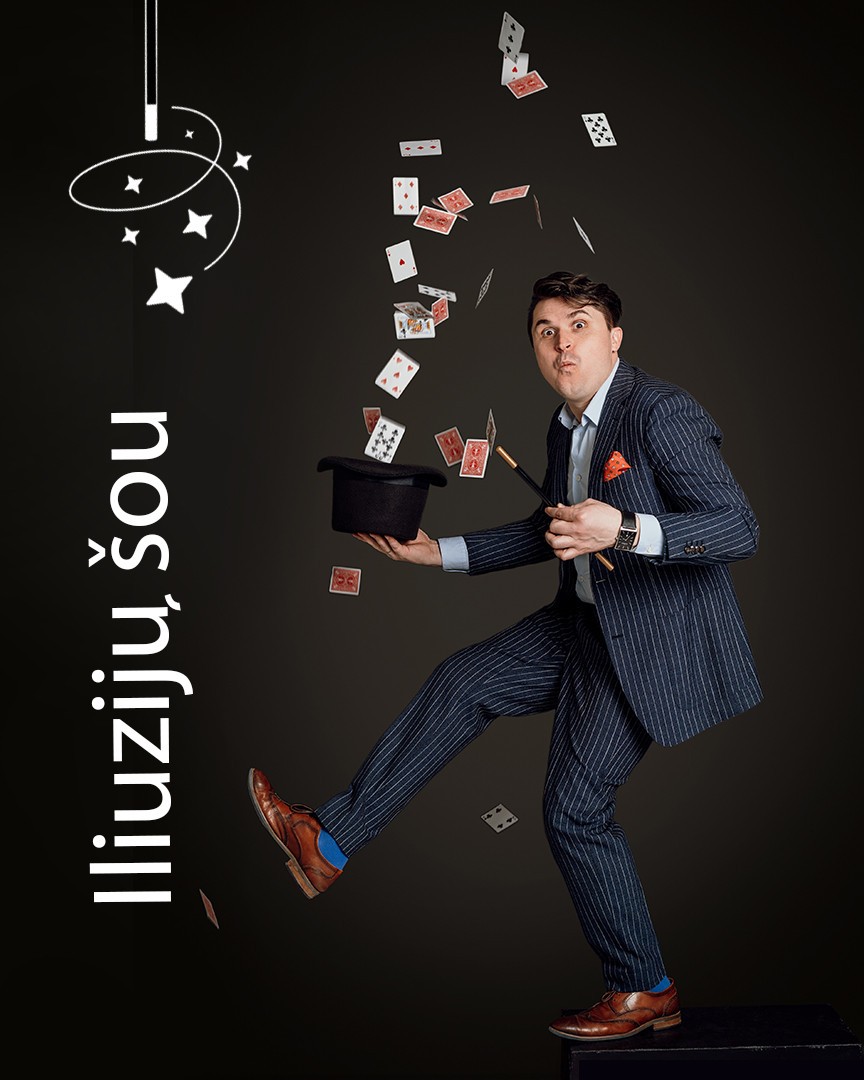 Pirkti bilietus ILIUZIJŲ IR MAGIJOS POPIETĖ ŠEIMAI Vilnius, Naujasis teatras Birželis 22