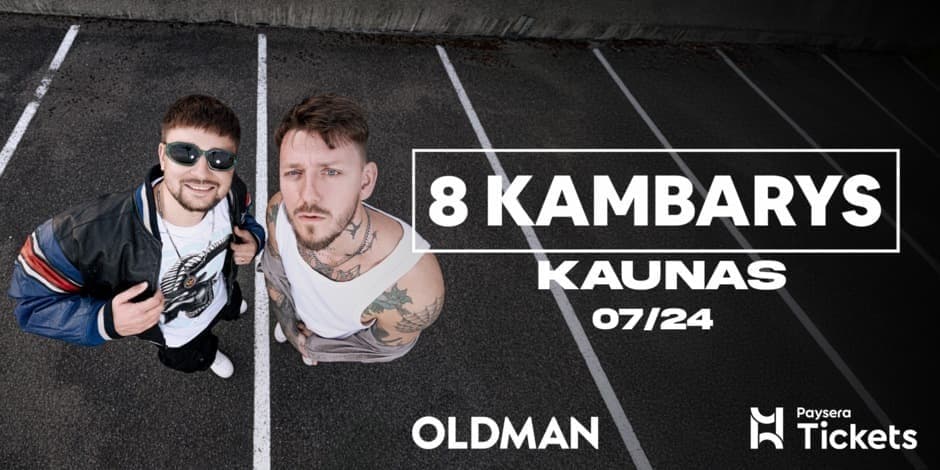 Pirkti bilietus 8 Kambarys koncertas | Kaunas | OLDMAN Kaunas, OLDMAN Kaunas Liepa 24