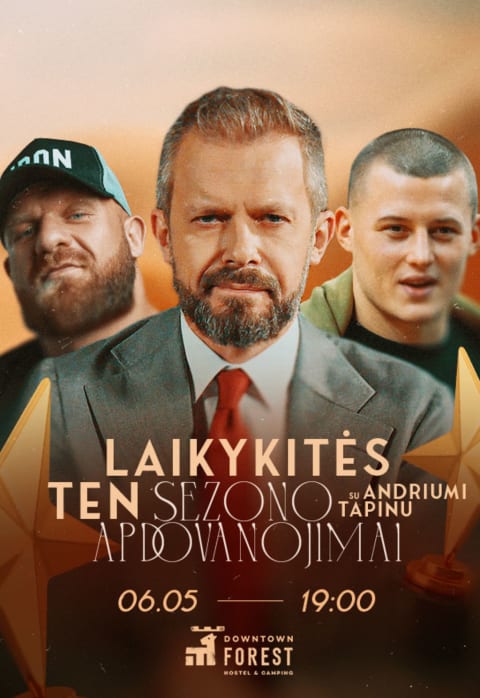 Pirkti bilietus Laikykitės ten su Andriumi Tapinu sezono uždarymas | Svečiuose Stanionis ir Ironvytas Vilnius, Downtown Forest Hostel and Camping Birželis 05