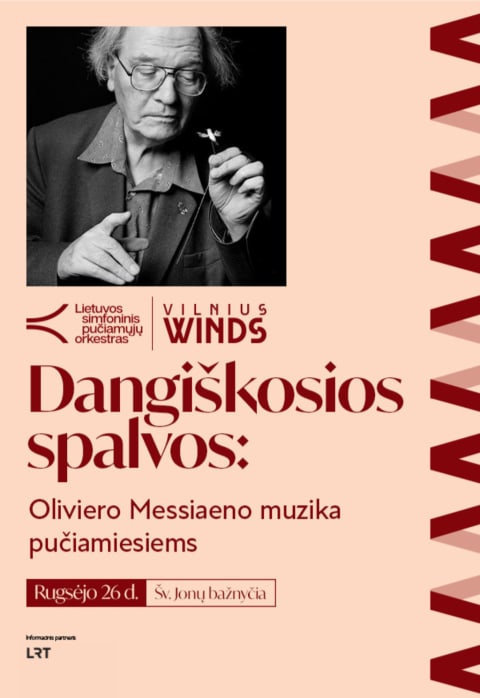Pirkti bilietus DANGIŠKOSIOS SPALVOS: Oliviero Messiaeno muzika pučiamiesiems | LSPO | VILNIUS WINDS Vilnius, Šv. Jonų bažnyčia Rugsėjis 26