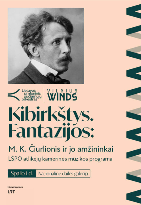 Pirkti bilietus KIBIRKŠTYS. FANTAZIJOS: M. K. Čiurlionis ir jo amžininkai | LSPO atlikėjų kamerinės muzikos programa | VILNIUS WINDS Vilnius, Nacionalinė dailės galerija Spalis 01