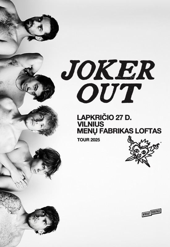 Pirkti bilietus JOKER OUT Vilnius, Menų fabrikas LOFTAS Lapkritis 27