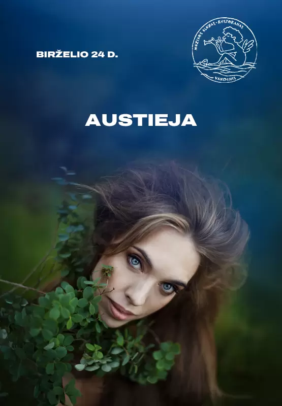 Pirkti bilietus Austieja: akustinis koncertas Palanga, Muzikos klubas Vandenis Birželis 24