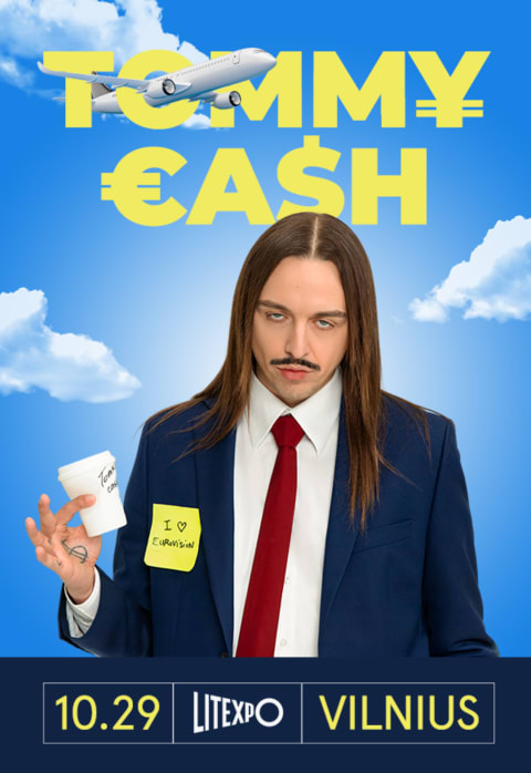 Pirkt biļetes Tommy Cash Vilnius, Lietuvos parodų ir kongresų centras LITEXPO Oktobris 29