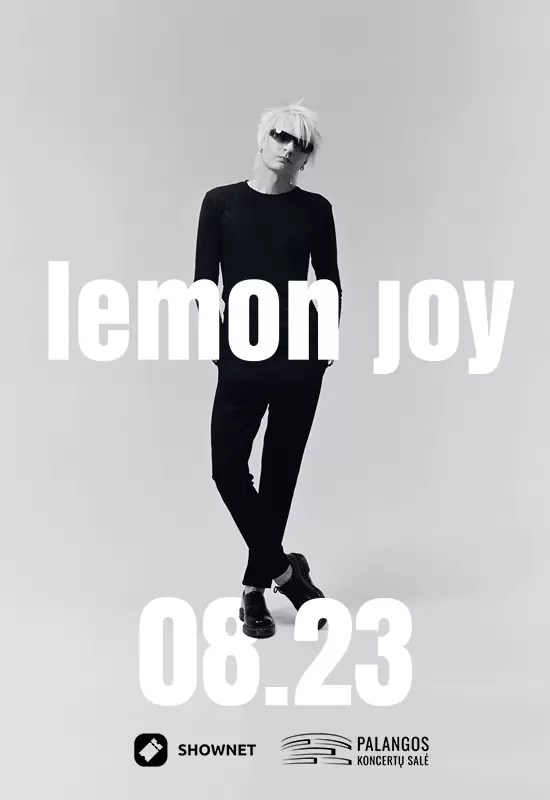 Pirkti bilietus 08.23 lemon joy ✷ Palangos koncertų salė Palanga, Palangos koncertų salė Rugpjūtis 23