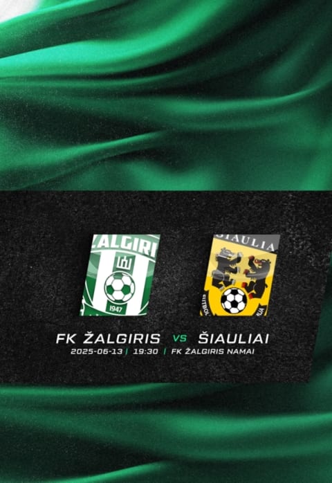 Pirkti bilietus Topsport A lyga: FK „Žalgiris“ – FA ,,Šiauliai