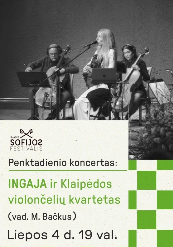 Pirkti bilietus Penktadienio koncertas: Ingaja ir Klaipėdos violončelių kvartetas Kulių seniūnija, Kulių kultūros centras Liepa 04