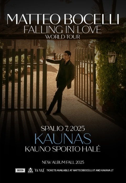 Pirkti bilietus Matteo Bocelli Kaunas, Kauno sporto halė Spalis 07