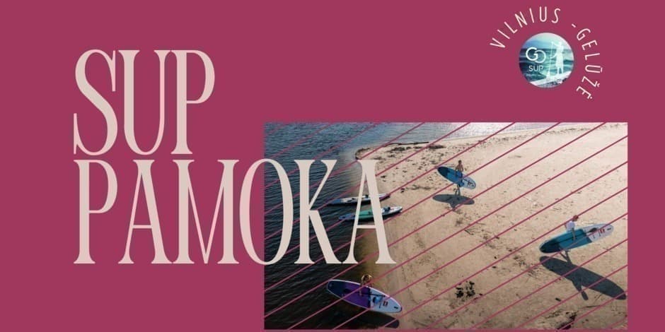 Pirkti bilietus Įvadinė irklenčių pamoka 06-08 | goSUP Vilnius Vilnius, Gėlužės Paplūdimys Birželis 08
