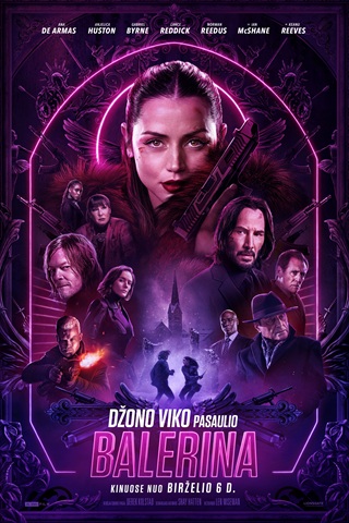 Pirkti bilietus Džono Viko pasaulio BALERINA Vilnius, Forum Cinemas Vingis (Vilniuje) Birželis 06