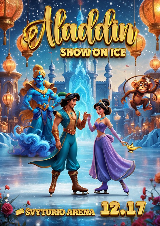 Pirkti bilietus ALADDIN ON ICE | KLAIPĖDA Klaipėda, Klaipėdos Švyturio arena Gruodis 17