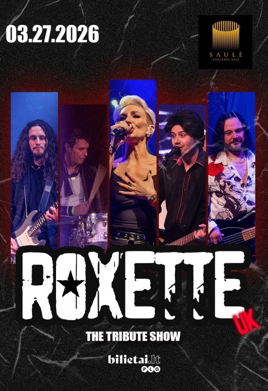 Pirkti bilietus Roxette UK | Šiauliai Šiauliai, Koncertų salė Saulė Kovas 27