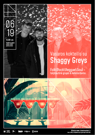 Pirkti bilietus Vasaros kokteilis su Shaggy Greys Gargždai, Klaipėdos g. 15, GKC parodų salėje „KOPA“  Birželis 19