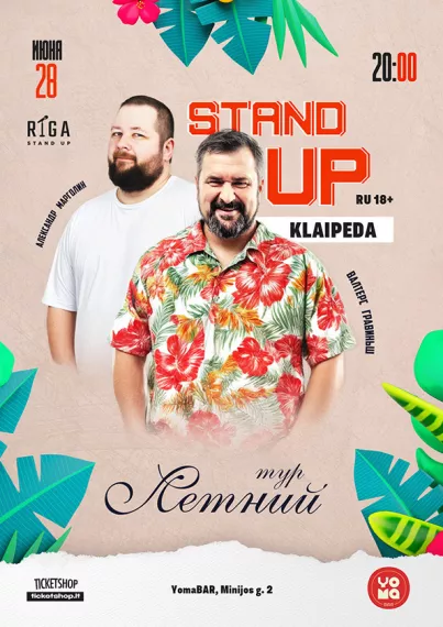 Pirkti bilietus STAND UP | Klaipeda Klaipėda, YomaBAR Birželis 28