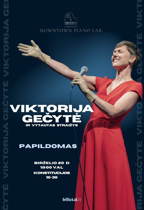 Pirkti bilietus PAPILDOMAS! Vasarvidžio džiazo žvaigždės | Viktorija Gečytė ir Vytautas Straižys | Vilnius Vilnius, Downtown Piano Lab Birželis 20