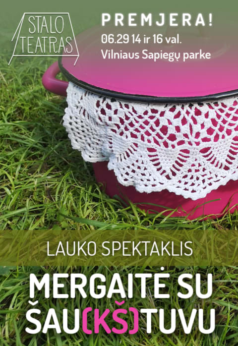 Pirkti bilietus Lauko spektaklis „Mergaitė su šau(KŠ)tuvu“ Vilnius, Sapiegų rūmų parkas Birželis 29