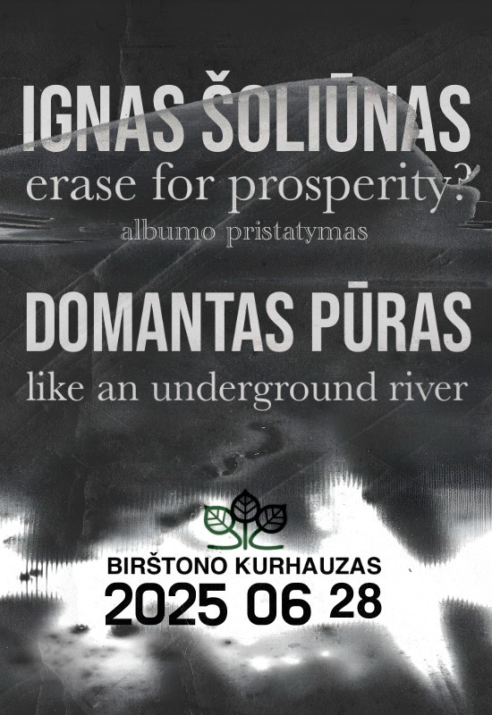 Pirkti bilietus Ignas Šoliūnas + Domantas Pūras | Albumo pristatymas | Birštonas Birštonas, Birštono kurhauzas Birželis 28
