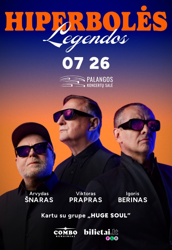 Pirkti bilietus Hiperbolės Legendos Palanga, Palangos koncertų salė Liepa 26