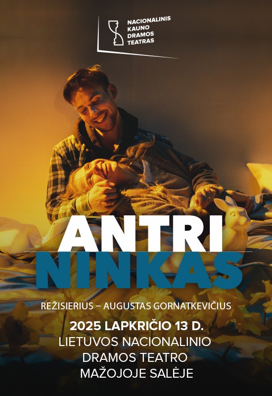 Pirkti bilietus Antrininkas  (rež. Augustas Gornatkevičius) Varėna, Varėnos kultūros centras Spalis 08