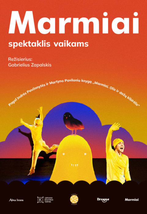 Pirkti bilietus MARMIAI - muzikinis spektaklis vaikams ,,Olis ir dažų kibirėlis