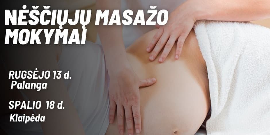 Pirkti bilietus NĖŠČIŲJŲ MASAŽO MOKYMAI Klaipėda, Old Mill Hotel Spalis 18