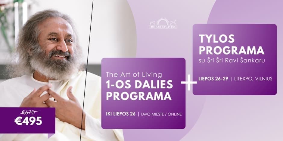 Pirkti bilietus The Art of Living 1-os ir 2-os dalių rinkinys Vilnius, LITEXPO Liepa 26