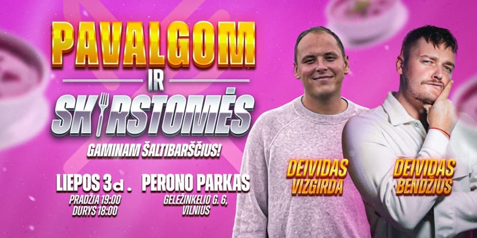 Купить билеты “Pavalgom ir skirstomės” Vilnius, Peronas Июль 03