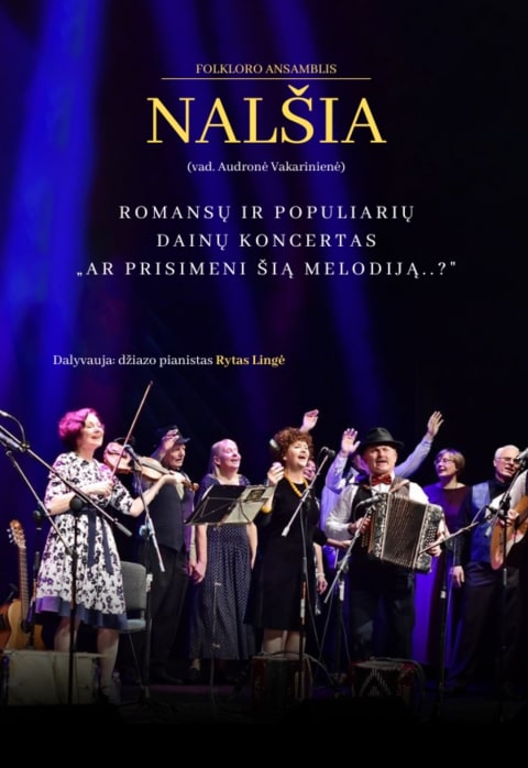 Pirkti bilietus Ansamblis „Nalšia“. „Ar prisimeni tą melodiją..?“ | Bistrampolio dvaras Panevėžys, Bistrampolio dvaras Lapkritis 29