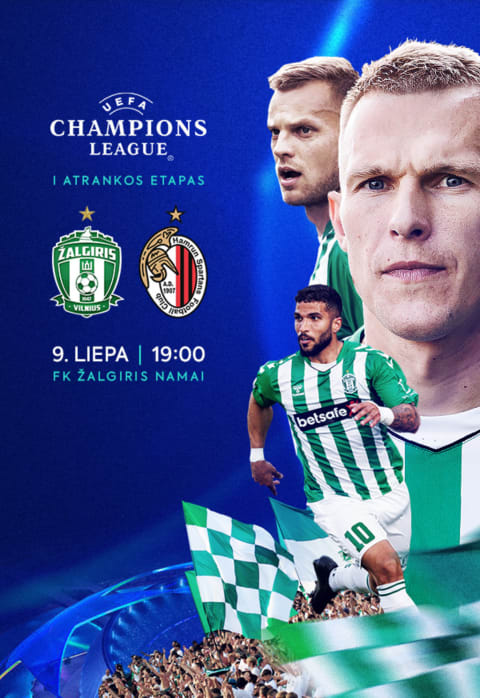 Pirkti bilietus UEFA Čempionų lyga: „Žalgiris“ – „Hamrun Spartans“ Vilnius, Žalgirio namų stadionas Liepa 09