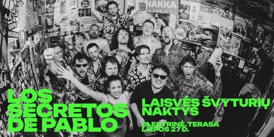Buy tickets LOS SECRETOS DE PABLO Vilnius, Elektrinė. Terasa July 27