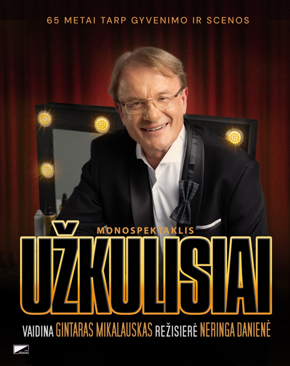 Купить билеты PREMJERA | MONOSPEKTAKLIS UŽKULISIAI Palanga, Palangos senoji gimnazija Август 14