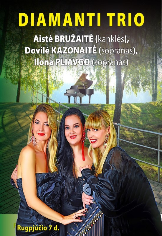 Pirkti bilietus DIAMANTI TRIO Birštonas, Birštono kurhauzas Rugpjūtis 07
