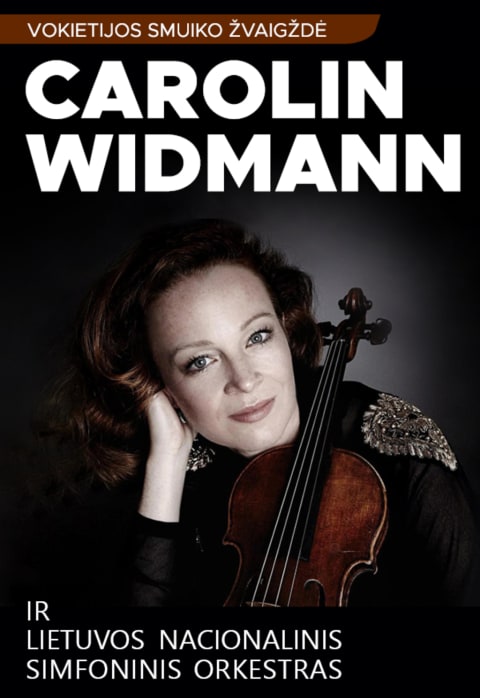 Pirkti bilietus Vokiečių smuiko žvaigždė CAROLIN WIDMANN koncertuos Vilniuje – su LNSO Vilnius, Lietuvos nacionalinė filharmonija Spalis 24