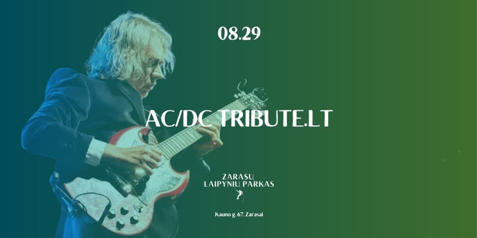 Buy tickets AC/DC Tribute.lt | Zarasų laipynių parkas | 08.29 Zarasai, Zarasų Laipynių Parkas August 29