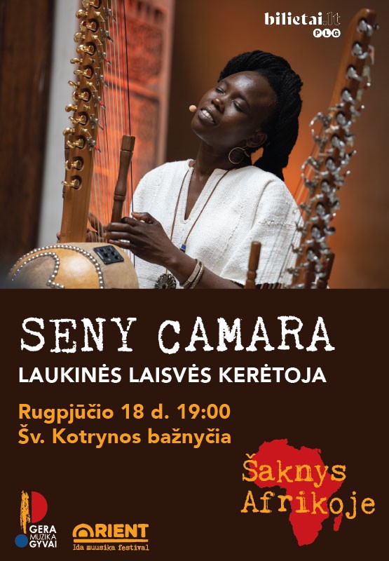 Pirkti bilietus Senny Camara (Senegalas) koncertas Vilnius, Šv. Kotrynos bažnyčia Rugpjūtis 18