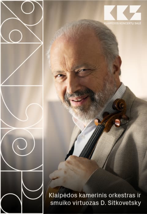 Buy tickets Klaipėdos kamerinis orkestras ir smuiko virtuozas D. Sitkovetsky Klaipėda, Klaipėdos koncertų salė October 25