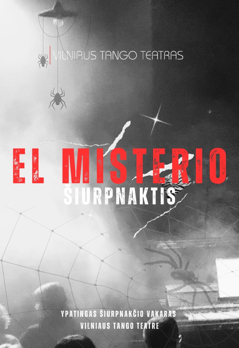 Pirkti bilietus Vilniaus tango teatras - El Misterio Vilnius, La Casa Del Tango, Gedimino pr. 64 Spalis 31