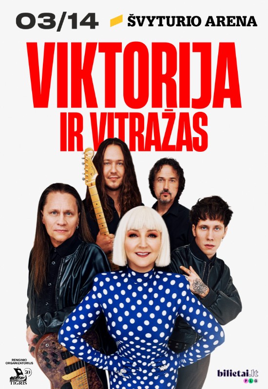 Купить билеты Viktorija ir Vitražas | Klaipėda Klaipėda, Klaipėdos Švyturio arena Март 14
