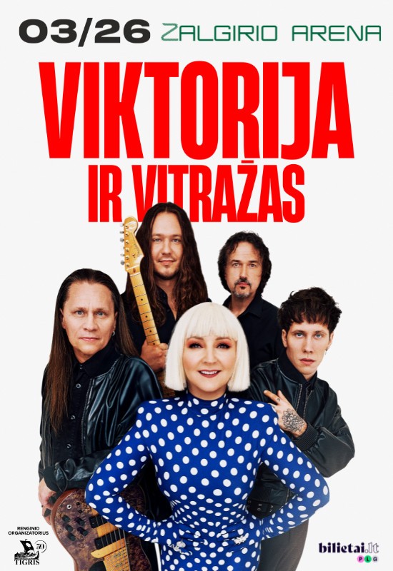 Купить билеты Viktorija ir Vitražas | Kaunas Kaunas, Kauno Žalgirio arena Март 26