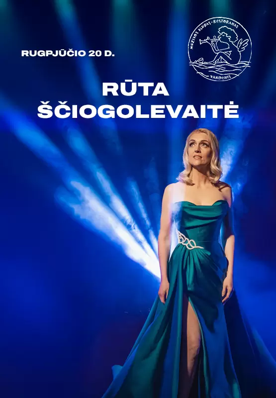 Pirkti bilietus Rūta Ščiogolevaitė ir Paulius Zdanavičius Palanga, Muzikos klubas Vandenis Rugpjūtis 20