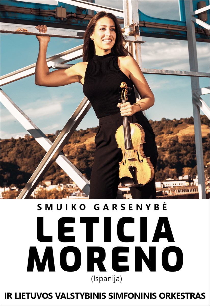 Pirkti bilietus Pasaulinė smuiko žvaigždė LETICIA MORENO ir LVSO Vilnius, LVSO koncertų salė Spalis 31