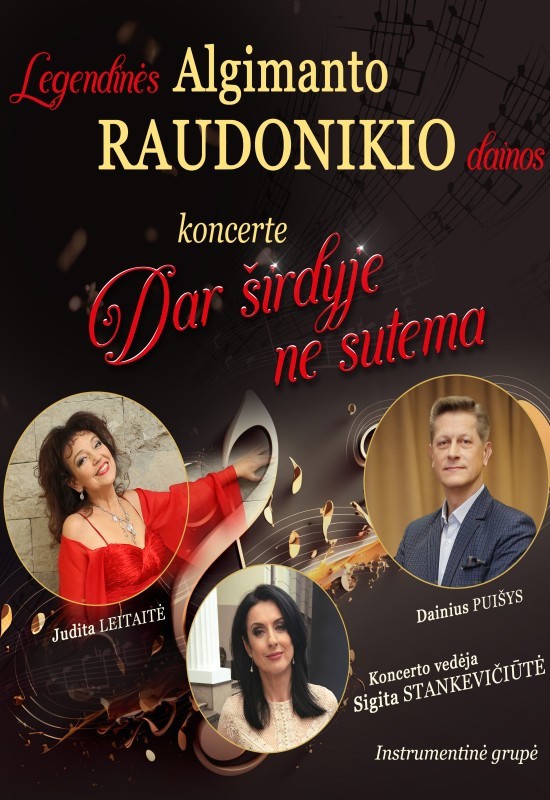 Купить билеты Legendinės Algimanto Raudonikio dainos programoje 