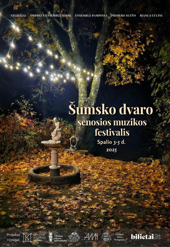 Купить билеты Visos dienos bilietas | Šumsko dvaro senosios muzikos festivalis Kalvelių seniūnija, Šumsko, Laukininkų dvaro sodyba Октябрь 05