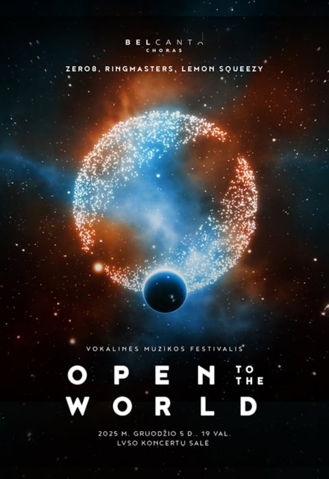 Pirkt biļetes Open To The World '25: Švedų vakaras su Zero8, Ringmasters ir Lemon Squeezy Vilnius, LVSO koncertų salė Decembris 05
